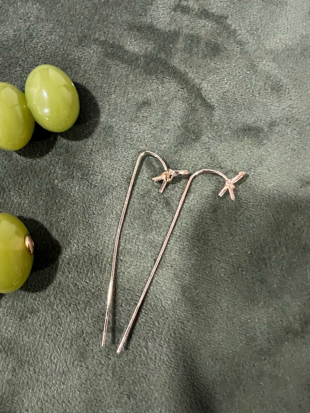 Olive with Pimento earrings. - Picture 4 of 12